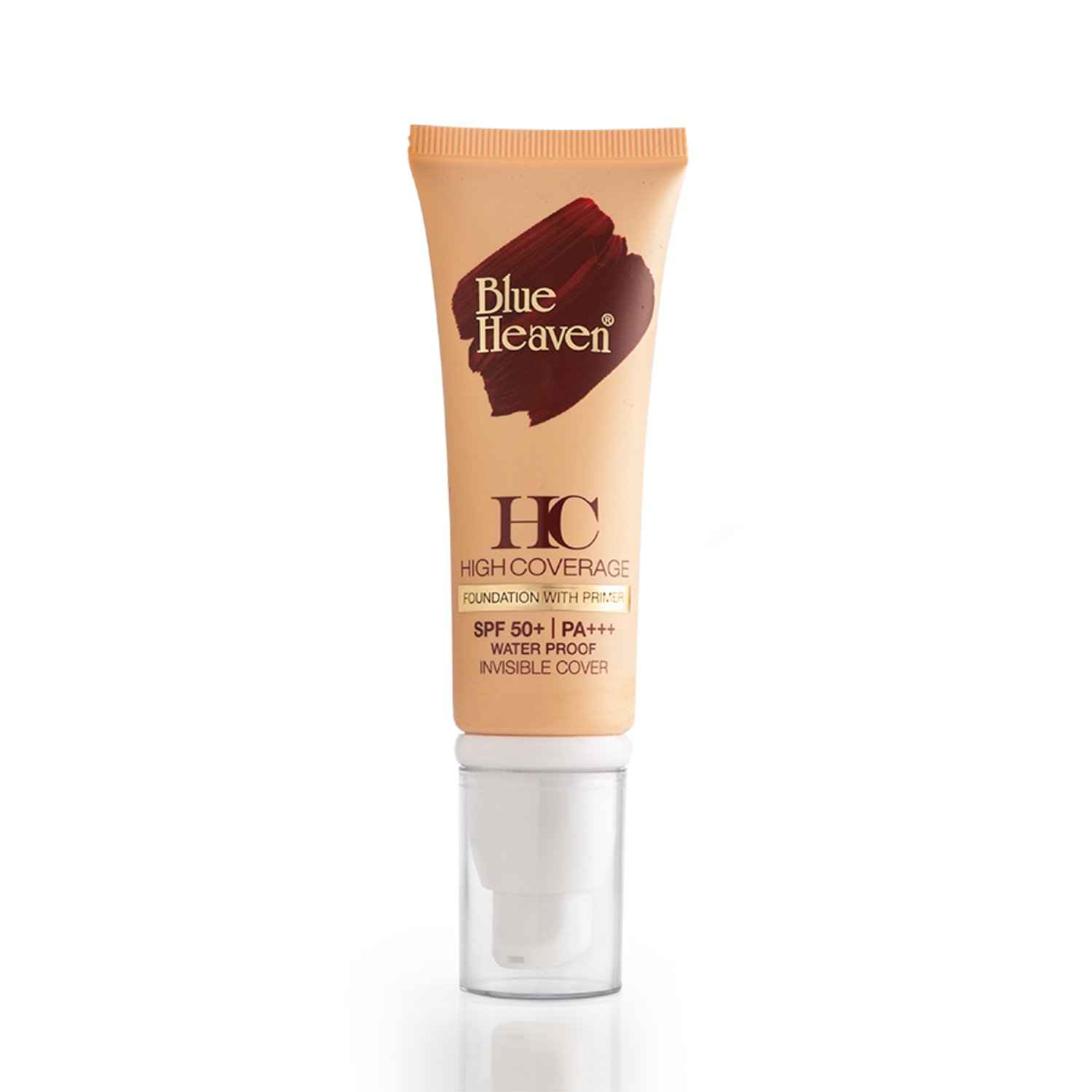 Buy Blue Heaven High Coverage Foundation, Cream 201, 45gm - Purplle