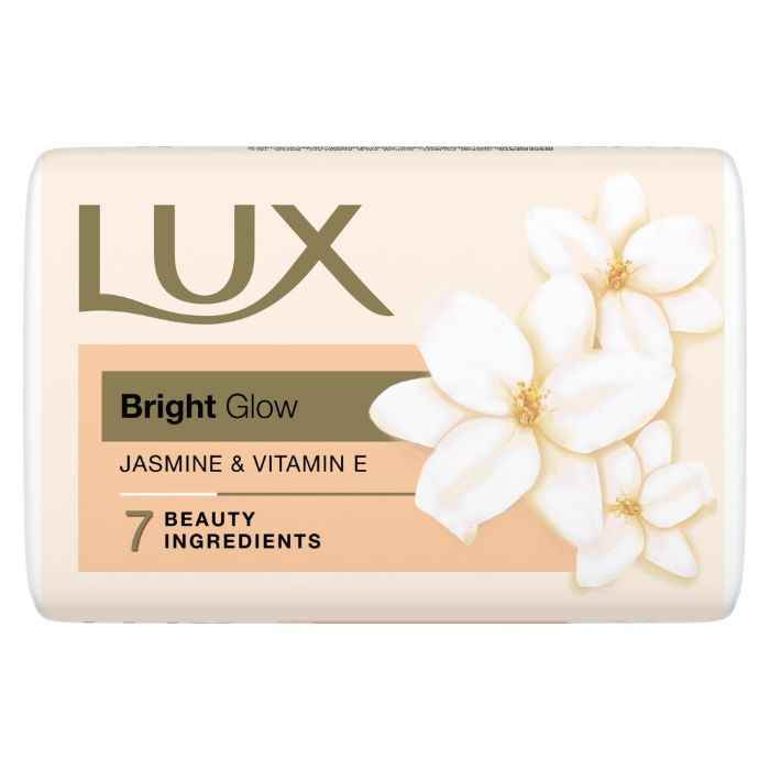 Buy Lux Bright Glow Jasmine & Vitamin E For Glowing Skin Beauty Soap 100 g - Purplle