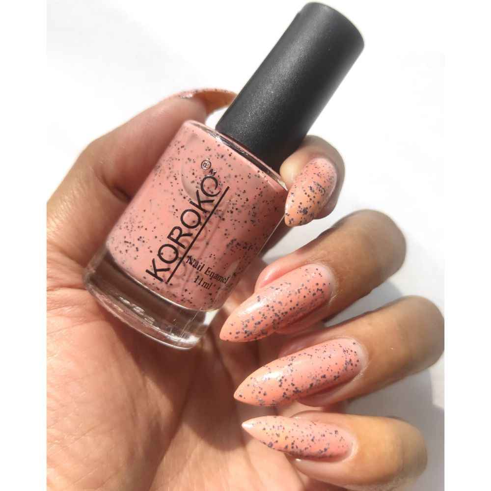 Buy KOROKO 195 Strawberry Cookie Crumble Nailpolish - Purplle