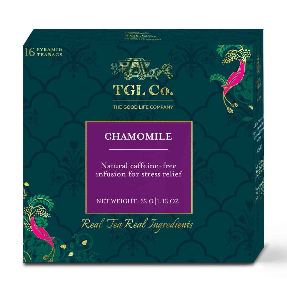 Buy TGL Chamomile Tea, 16 Tea Bags|Chamomile Herbal Tea - Purplle