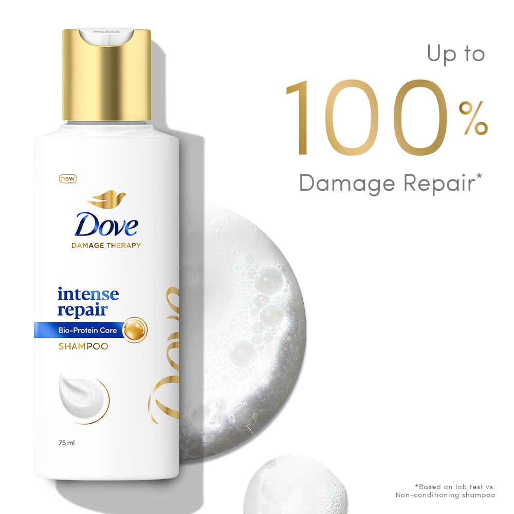 Buy Dove Intense Repair Shampoo, 80 ml - Purplle