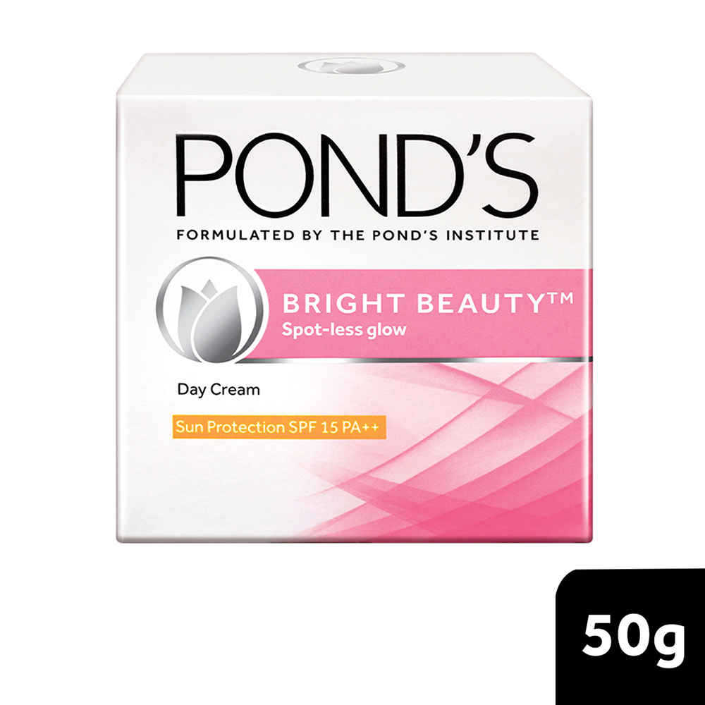 Buy Pond's Bright Beauty Anti-Spot Serum Cream with Niacinamide and SPF 15 PA++ |Fades Dark Spots |Boosts Glow and Enhances Skin Radiance | 50G - Purplle