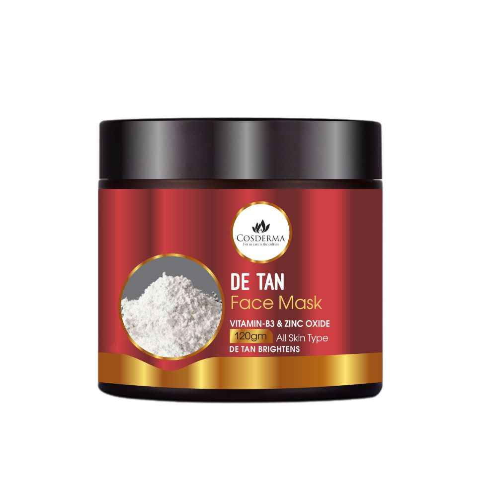 Buy Cosderma D-Tan Face Mask with Vitamin C Lemon Peel , Niacinamide Remove Tan skin Pigmentation & Blemish Removal - Purplle