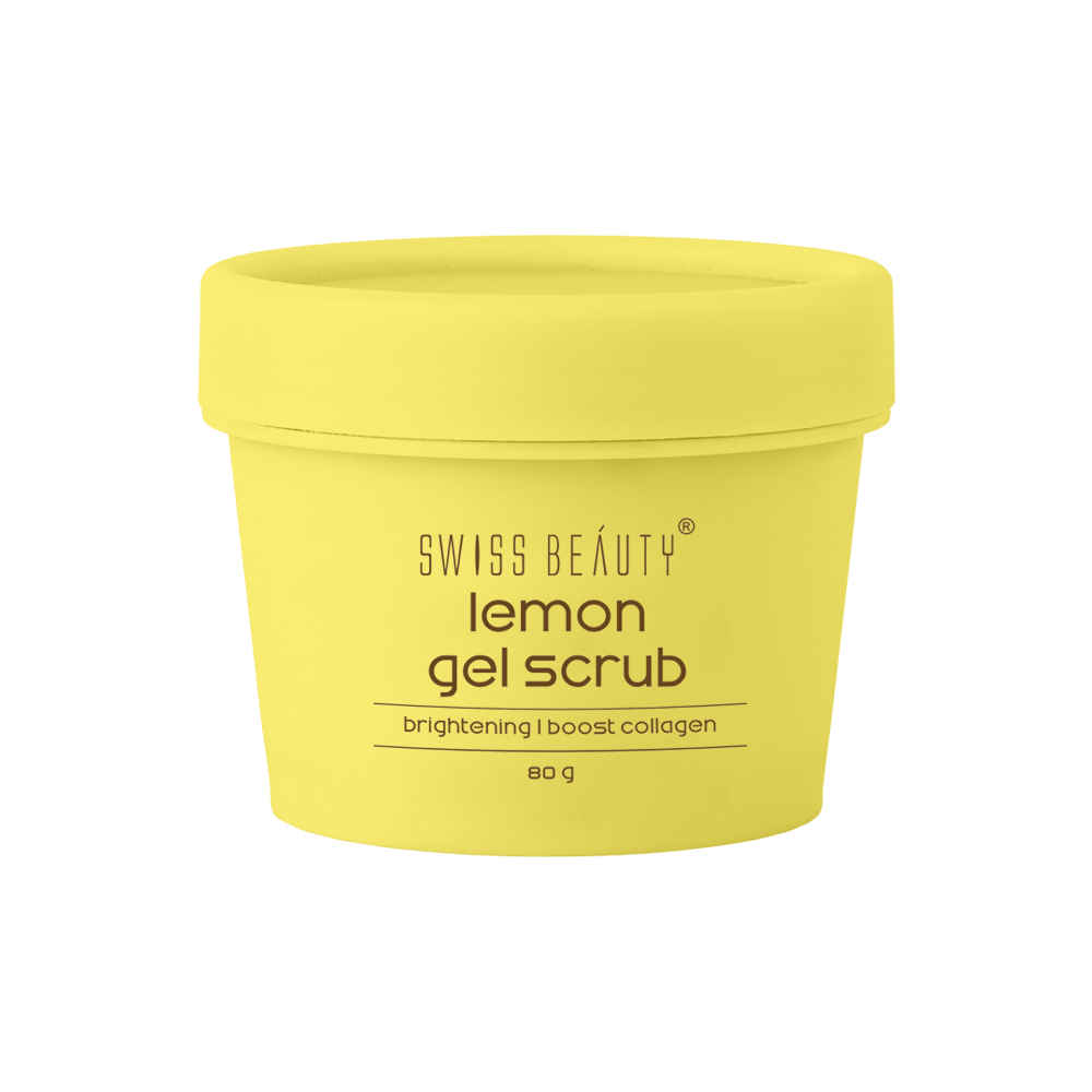 Buy Swiss Beauty Lemon Gel Scrub Lemon (80 g) - Purplle