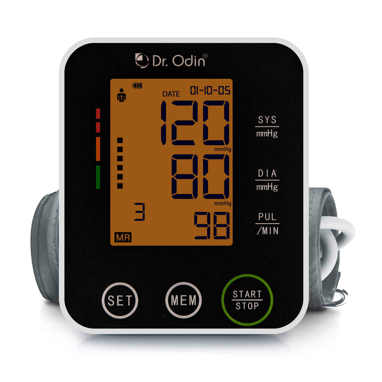 Buy Dr. Odin Digital Blood Pressure Monitor Black - BSX516 - Purplle