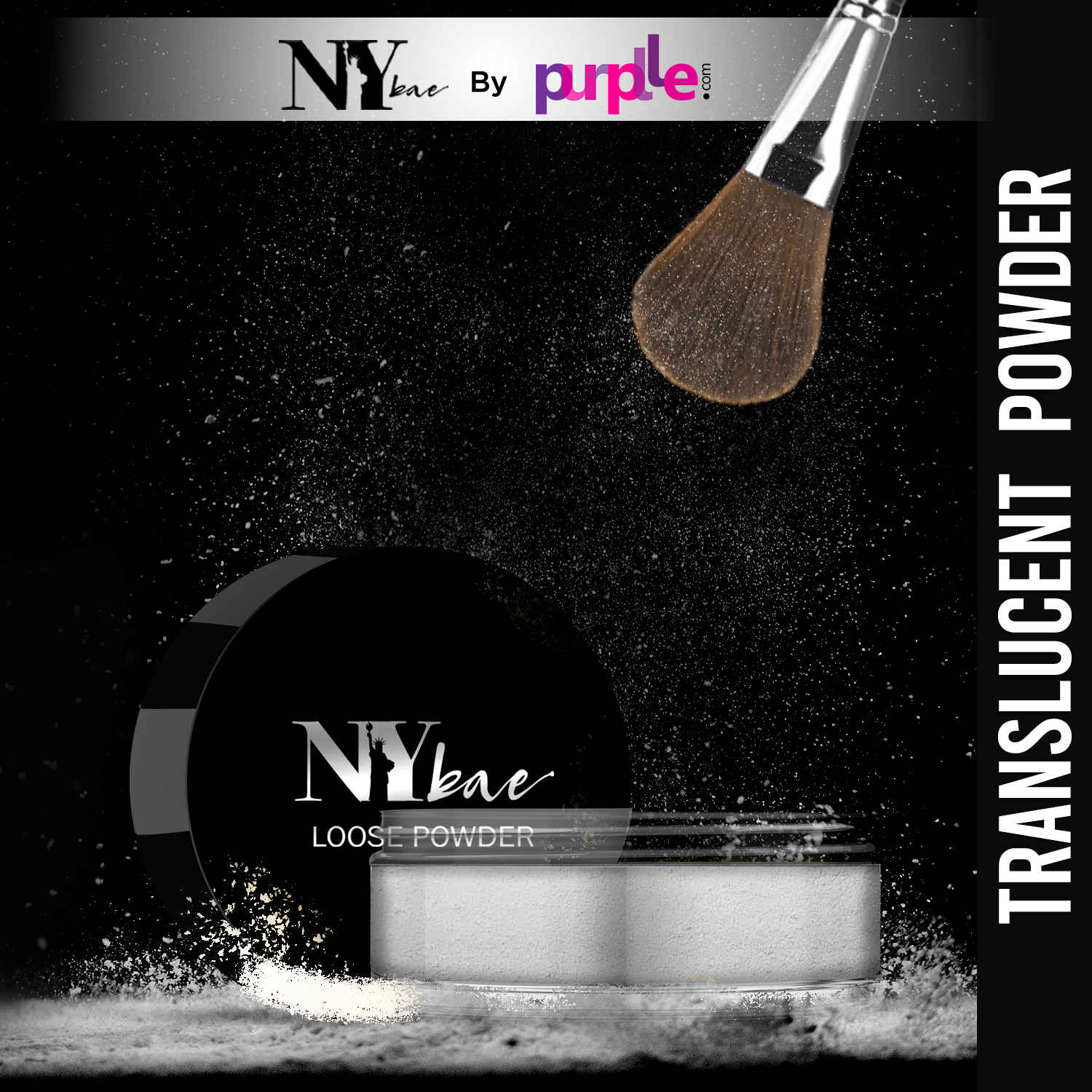 Buy NY Bae Translucent Loose Powder (5.8 gm) | White | Matte Finish | Almond, Jojoba & Sunflower Oils | Makeup Setting Powder | Long Lasting - Purplle