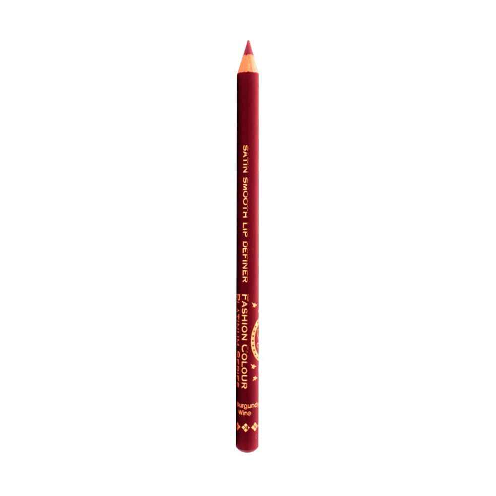 Buy FASHION COLOUR SATIN SMOOTH LIP DEFINER - 10 BURGUNDY WINE - Purplle