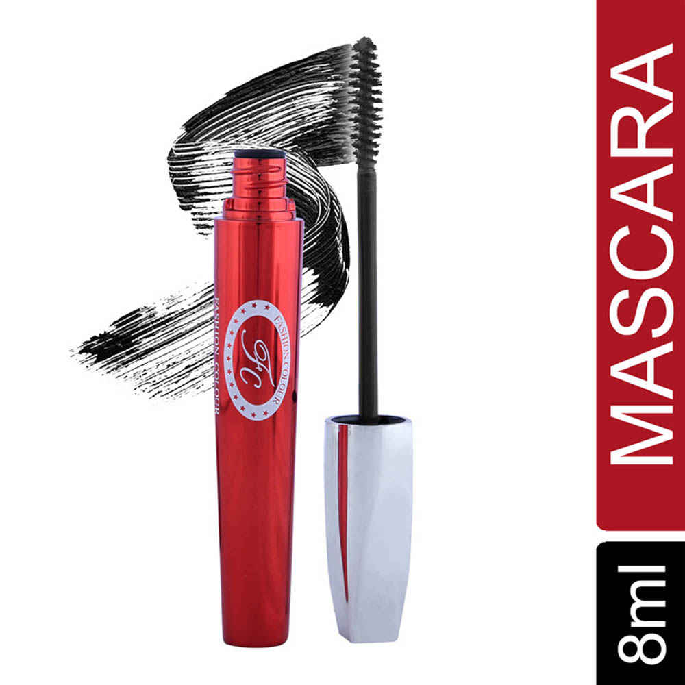 Buy FASHION COLOUR BIG EYE WATERPROOF CURL MASCARA - BLACK - 8 ml - Purplle