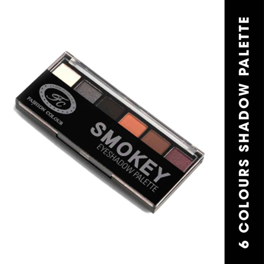 Buy FASHION COLOUR EYESHADOW PALETTE 6 COLOURS - 3 - Purplle