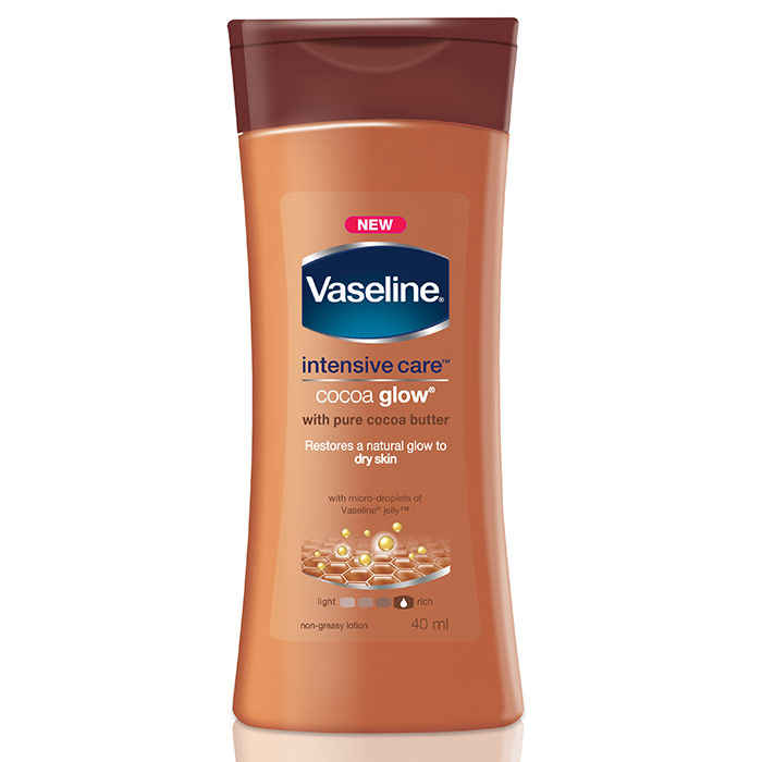 Buy Vaseline Intensive Care Cocoa Glow Body Lotion (40 ml) - Purplle