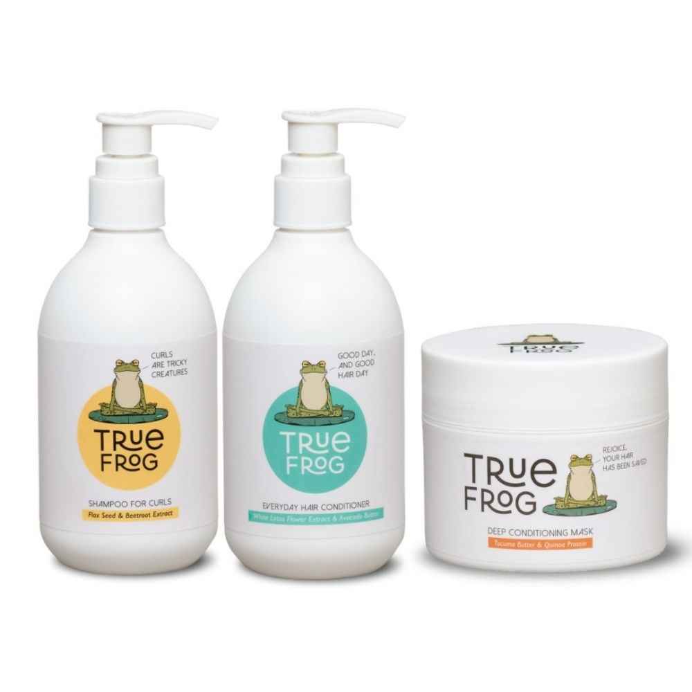 Buy True Frog Shampoo for Curls, Everyday Hair Conditioner and Deep Conditioning Mask - Purplle