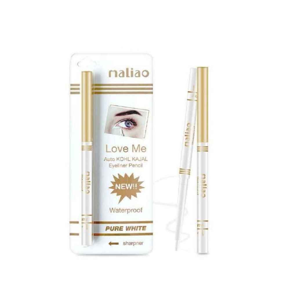 Buy MALIAO PROFESSIONAL PURE WHITE AUTO KOHL KAJAL EYELINER PENCIL M192 - Purplle