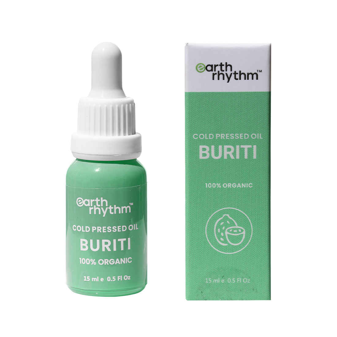 Buy Earth Rhythm Buriti Cold Pressed Facial Oil | Repairs, Nourishes, Moisturizes | for Dry Skin | Men & Women - 15 ML - Purplle