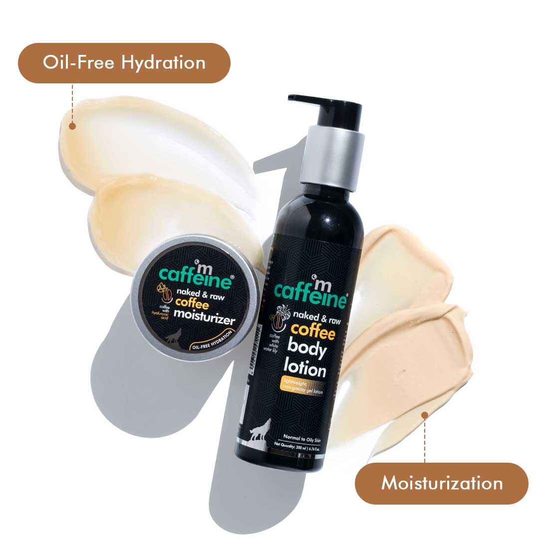 Buy mCaffeine Coffee Face Moisturizer and Body Lotion Combo for Complete Winter Care 250 ml - Purplle