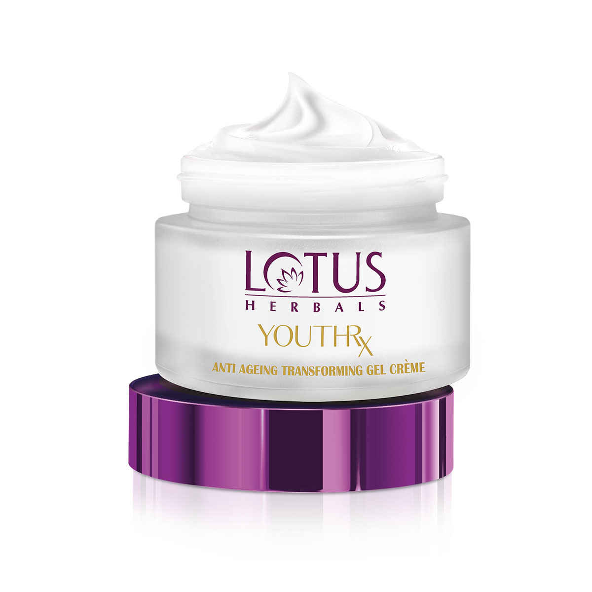 Buy Lotus Herbals YouthRx Anti-Ageing Transforming Gel Cream SPF 20 PA+++ Preservative Free | 50g - Purplle