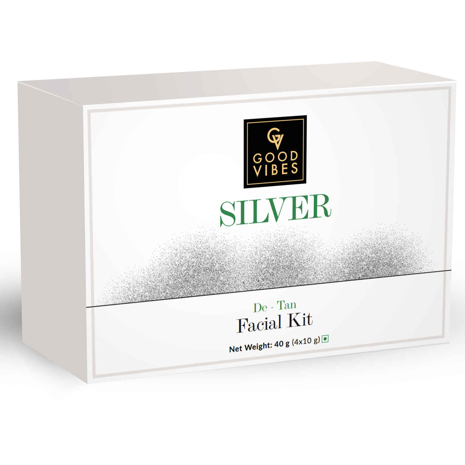 Buy Good Vibes De-Tan Facial Kit - Silver (40 gm) - Purplle