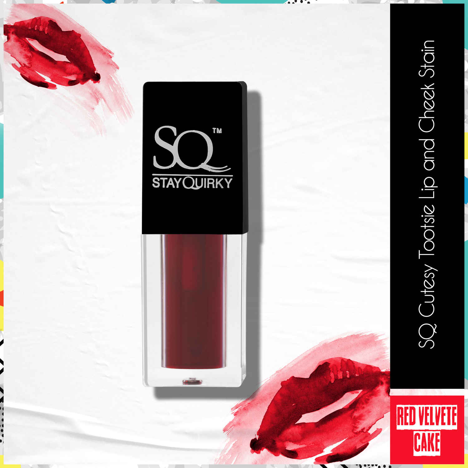 Buy Stay Quirky Cutesy Tootsie Lip & Cheek Tint Red velvete Cake (2.6ml) - Purplle