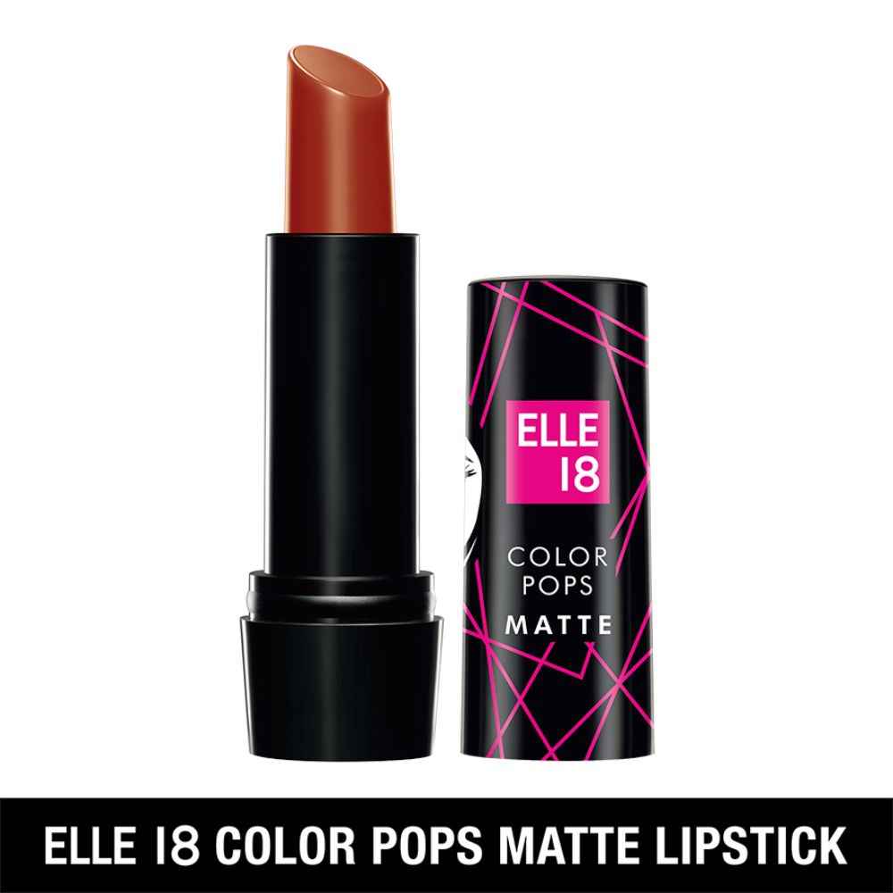 Buy Elle 18 Color Pop Matte Lip Color, B3, Rust Sienna, 4.3 g - Purplle
