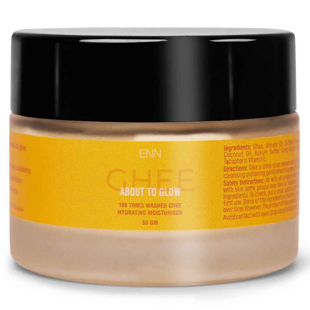 Buy ENN About to Glow- 100 times washed ghee Hydrating Moisturizer, (50 g) - Purplle