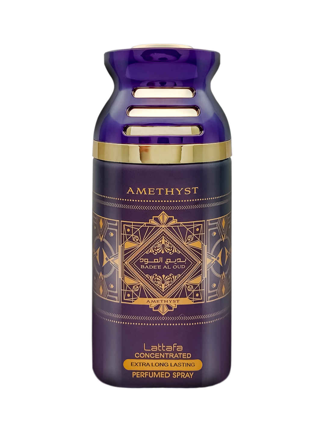 Buy Lattafa Badee Al Oud (Amethyst) Concentrated Deodorant (250 ml) - Purplle