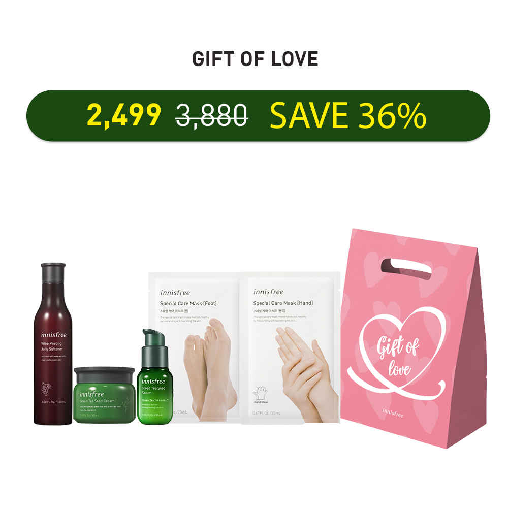 Buy Innisfree Gift of Love (5 pieces) - Purplle