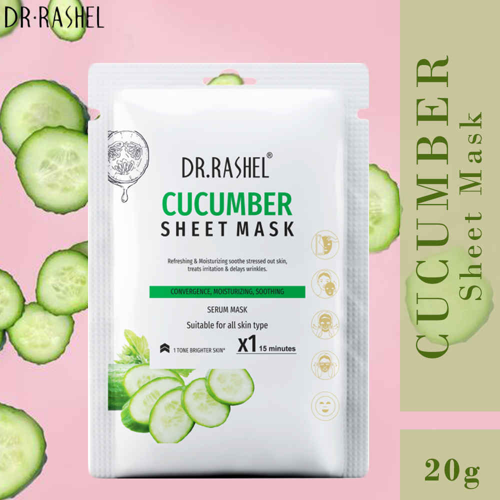 Buy Dr.Rashel Cucumber Serum Sheet Mask Suitable For All Skin Type - Purplle