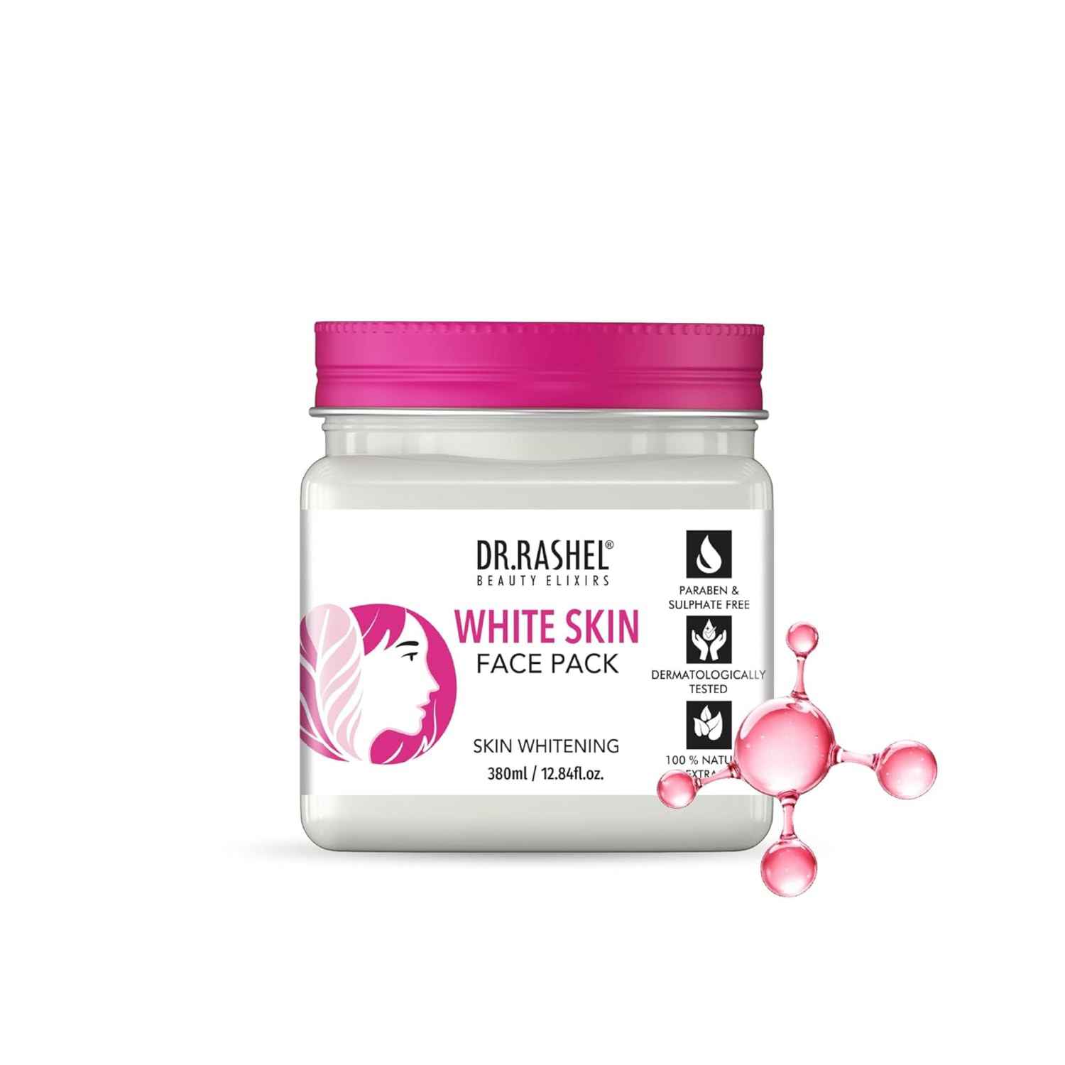 Buy Dr.Rashel Skin Whitening Face Pack For All Skin Types (380 ml) - Purplle