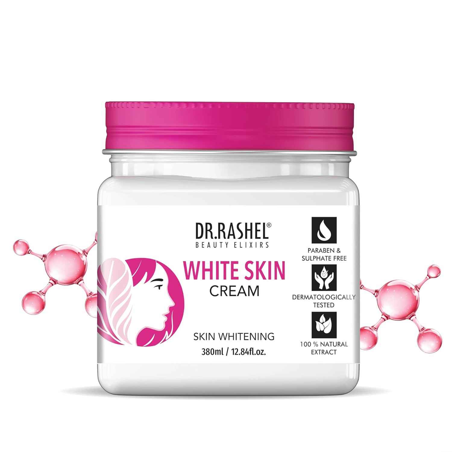 Buy Dr.Rashel Skin Whitening Face and Body Cream For All Skin Types (380 ml) - Purplle