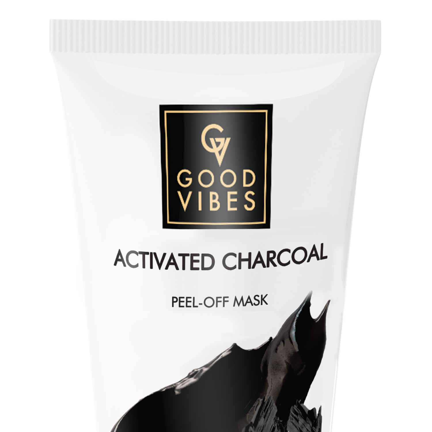 Buy Good Vibes Activated Charcoal Peel Off Mask | Deep Pore Cleansing, Purifying | No Parabens, No Sulphates, No Mineral Oil, No Animal Testing (100 gm) - Purplle