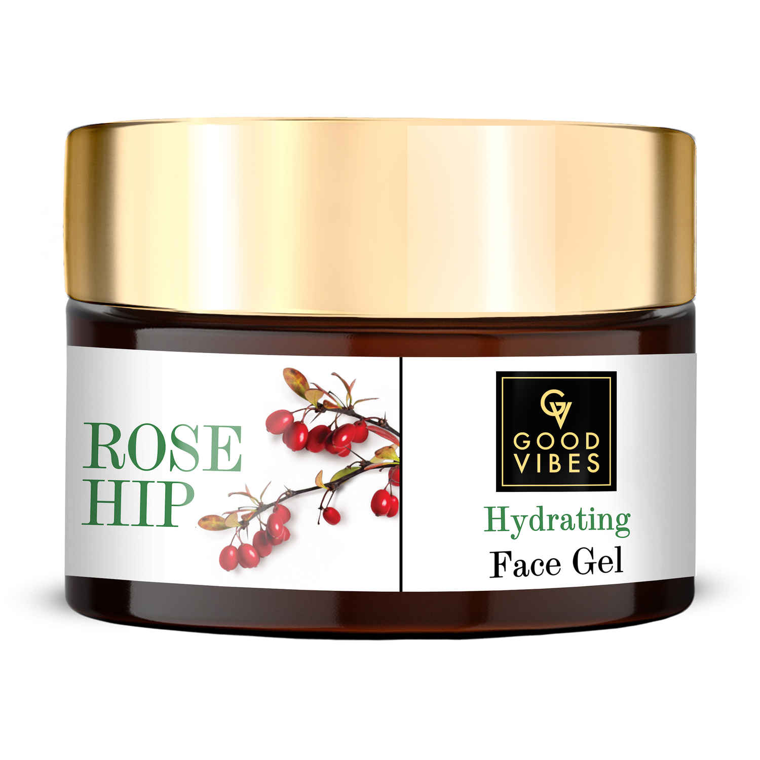 Buy Good Vibes Rosehip Hydrating Face Gel | Moisturizing, Rejuvenating | With Argan Oil | No Parabens, No Sulphates, No Mineral Oil (50 gm) - Purplle