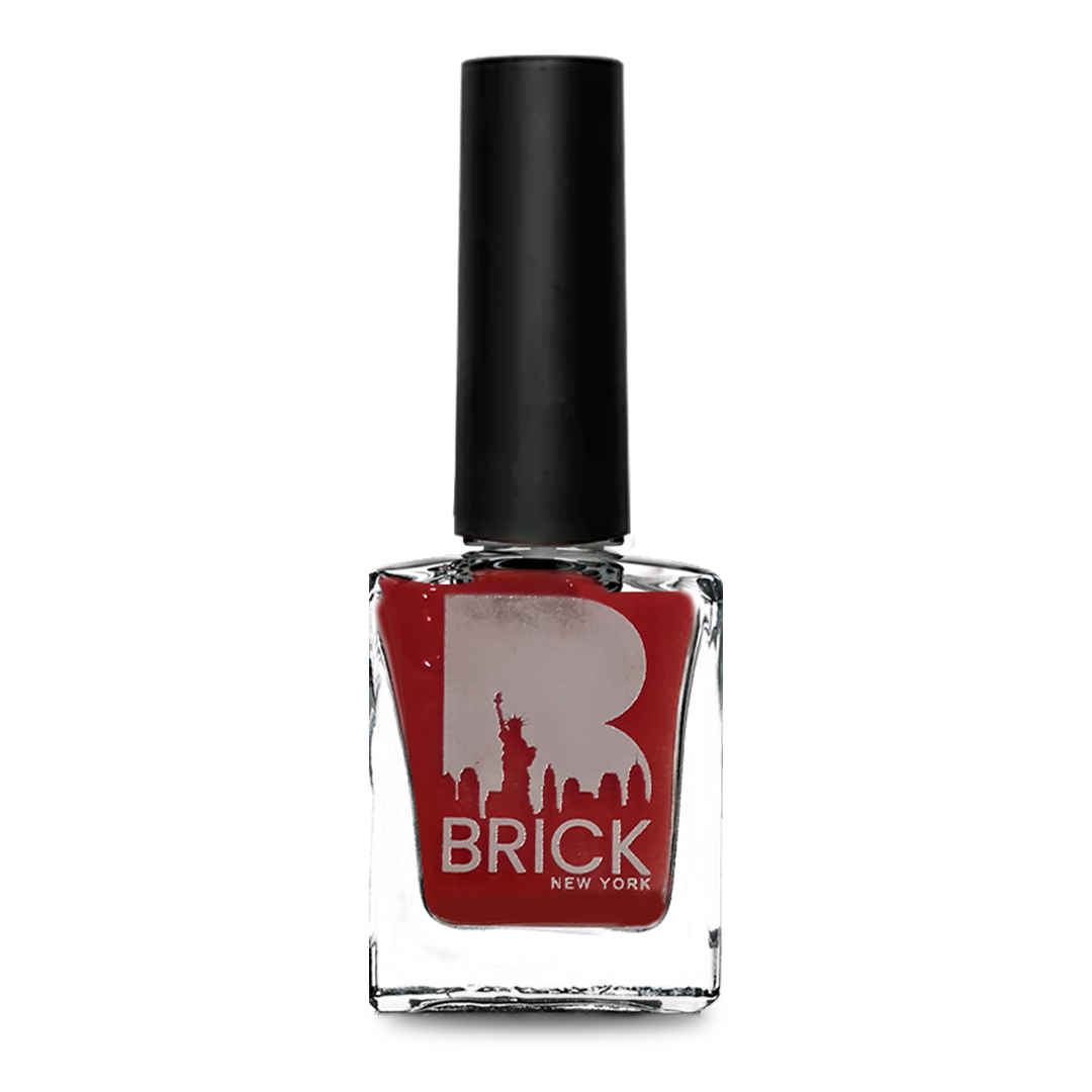 Buy Brick New York Nail Polish | Real Red | Long Lasting Stand Out Nail Paint for Women | Glossy Finish 9 ml - Purplle