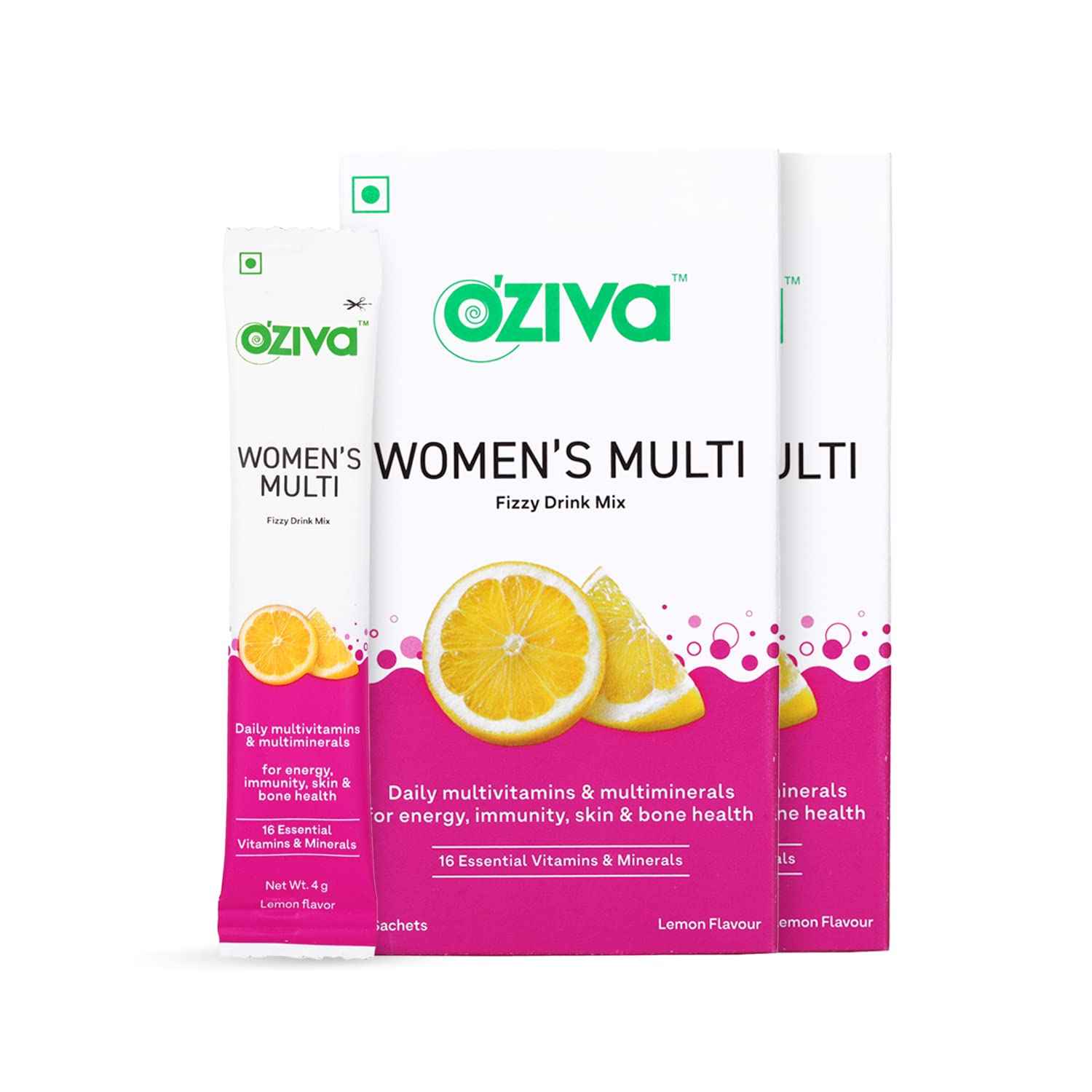 Buy OZiva Women's Multivitamins Fizzy Drink (with Iron, Calcium, Vitamin A & E) - Purplle