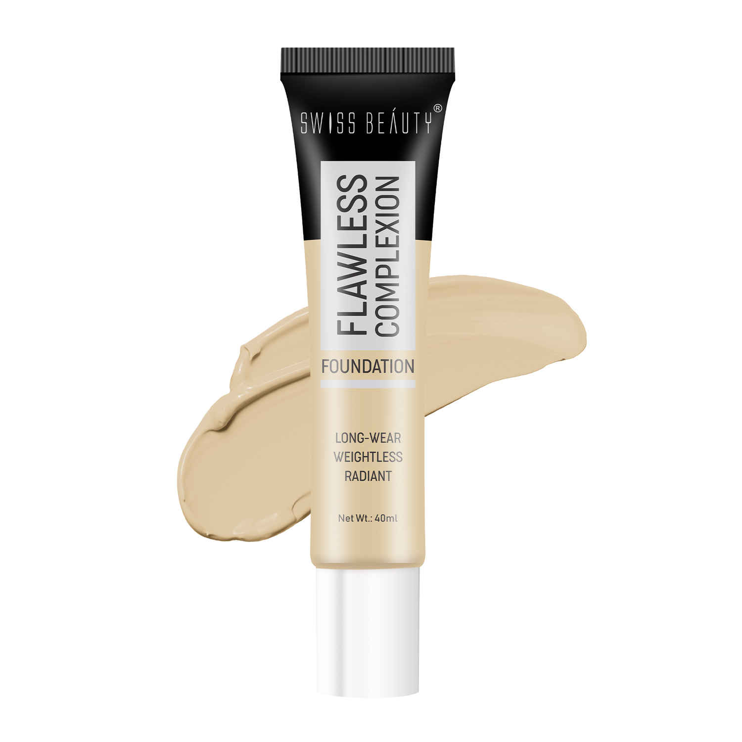 Buy Swiss Beauty Flawless Complexion Foundation 4 Nude Warm (40 ml) - Purplle