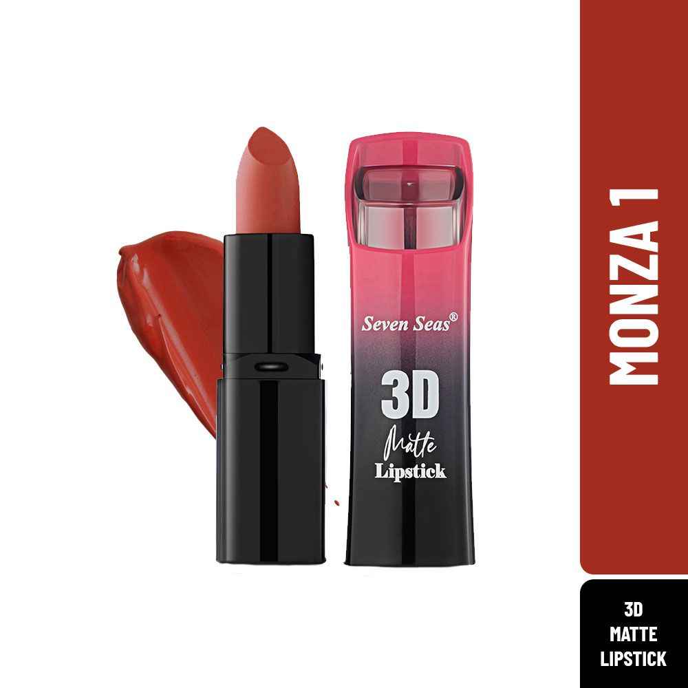 Buy Seven Seas 3D Matte Lipstick Velvet Smooth Full Coverage (Monza-I) - Purplle