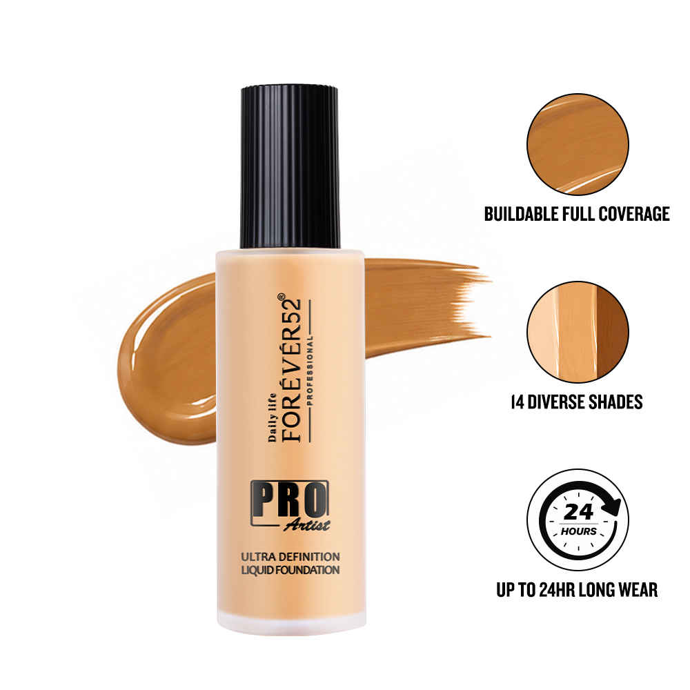 Buy Daily Life Forever52 Pro Artist Ultra Definition Long Lasting Full Coverage Liquid Foundation BUF011 (60 ml) - Purplle