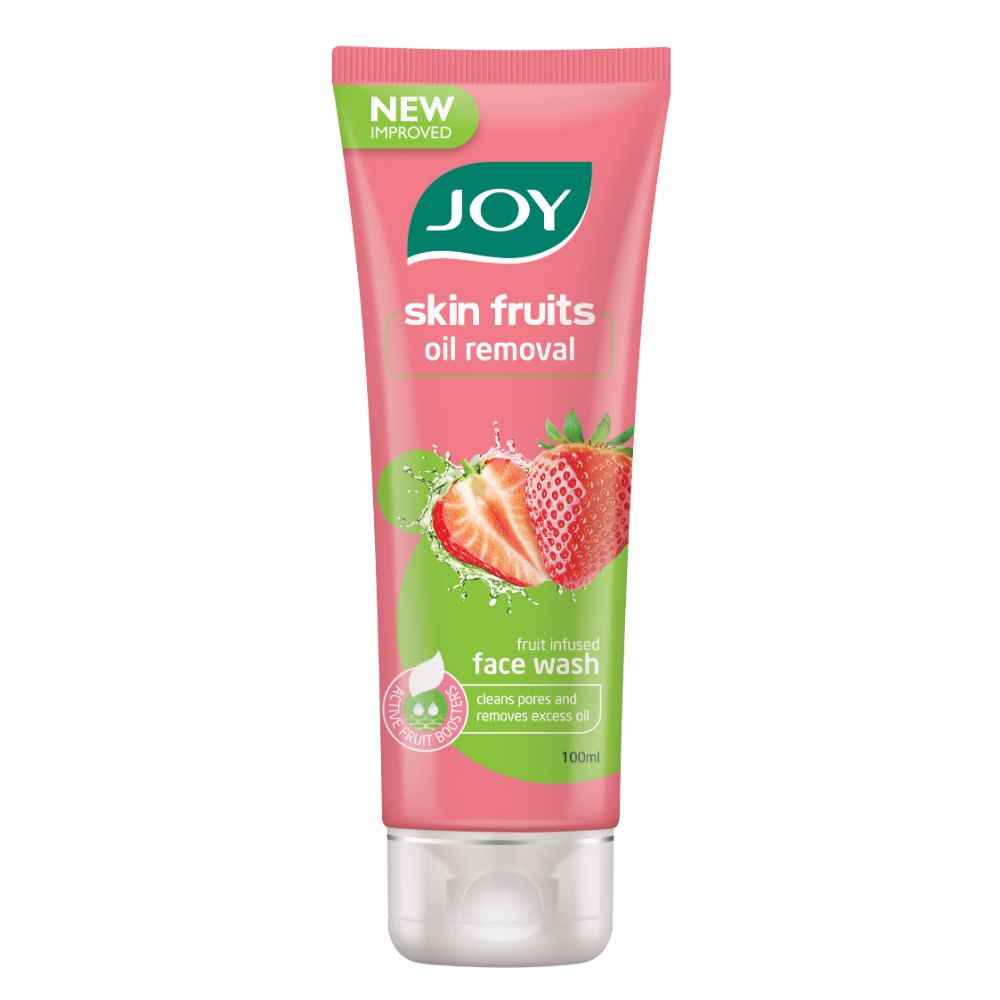 Buy Joy Skin Fruits Oil Removal Strawberry Face Wash (100 ml) - Purplle