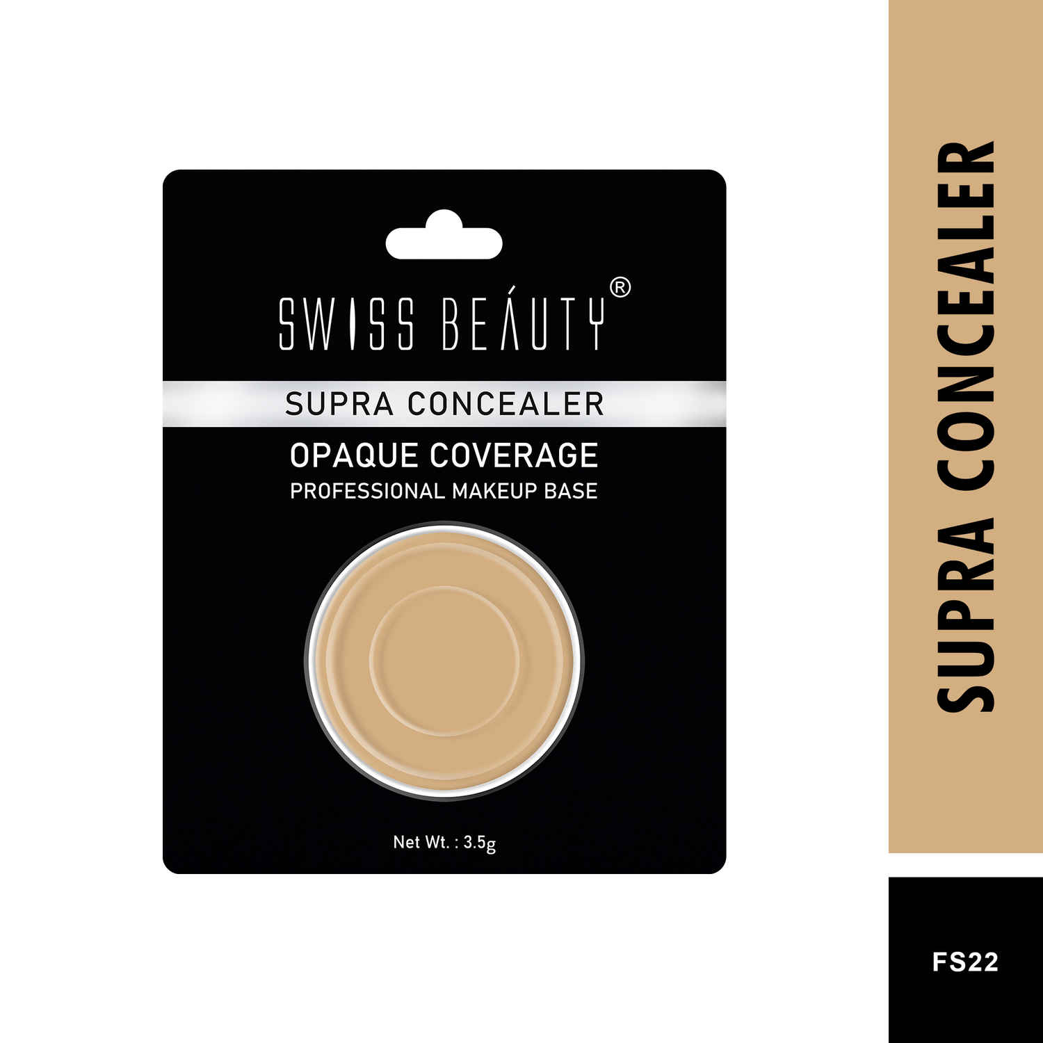 Buy Swiss Beauty Supra Concealer Opaque Coverage FS22 (3.5 g) - Purplle
