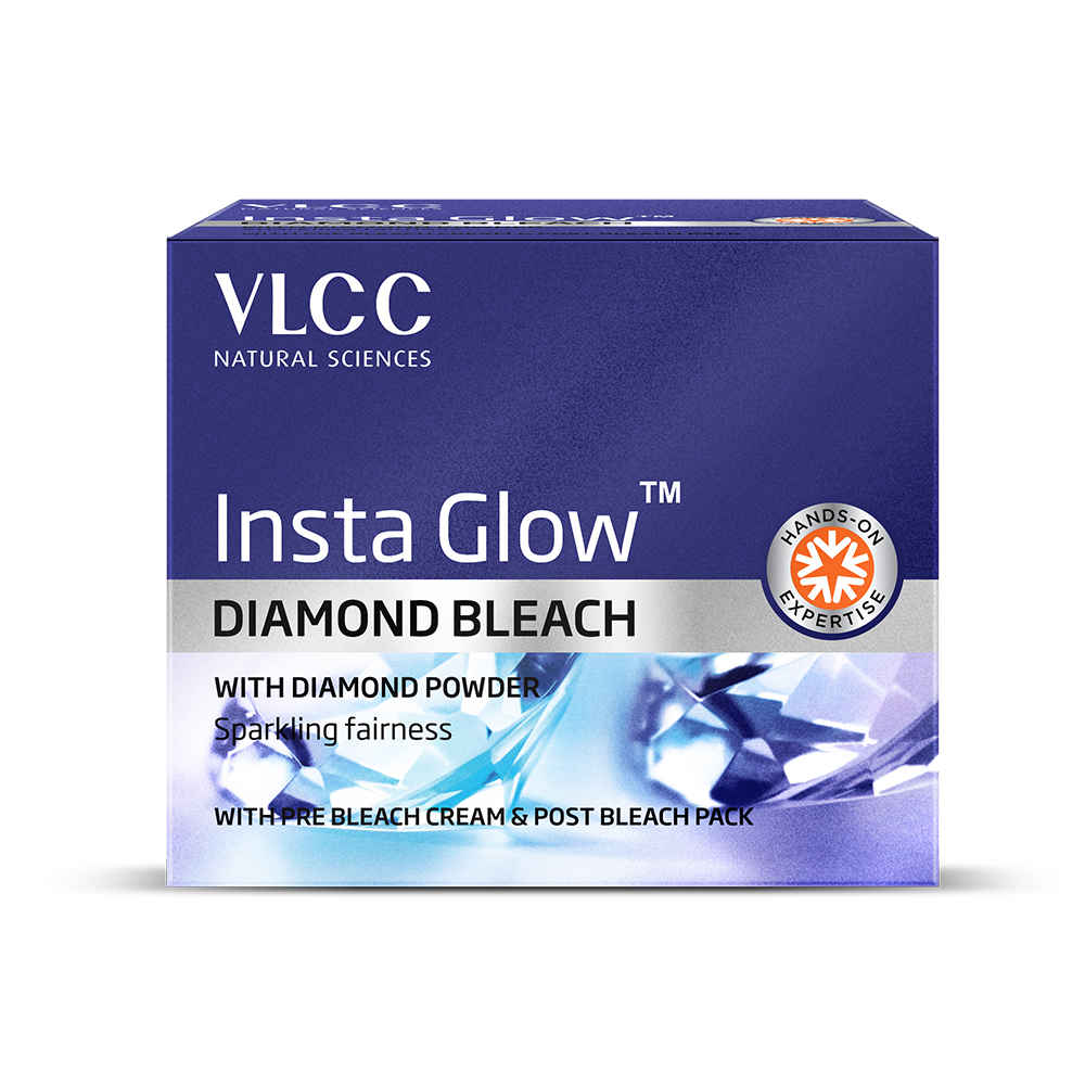 Buy VLCC Insta Glow Diamond Bleach (60 g) - Purplle