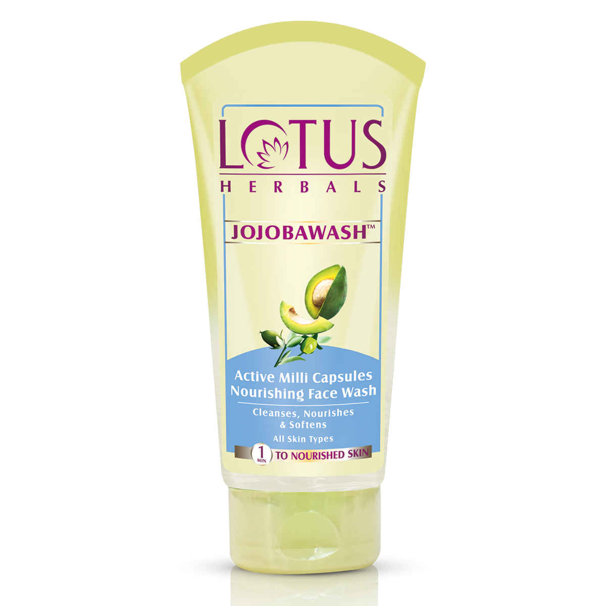 Buy Lotus Herbals Jojobawash Active Milli Capsules Nourishing Face Wash | For All Skin Types | 150ml - Purplle