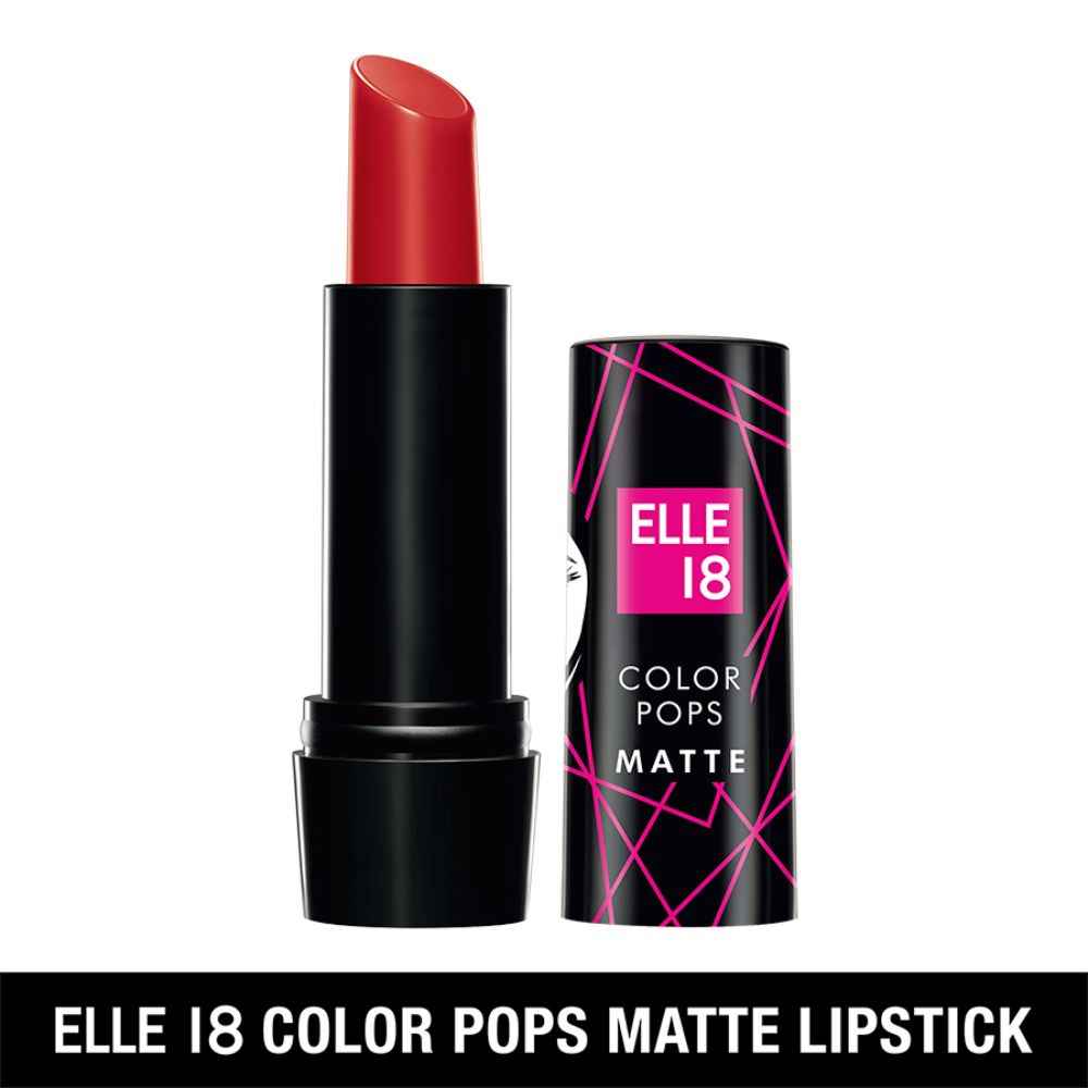 Buy Elle 18 Color Pop Matte Lip Color, R37, Maroon Silk, 4.3 g - Purplle