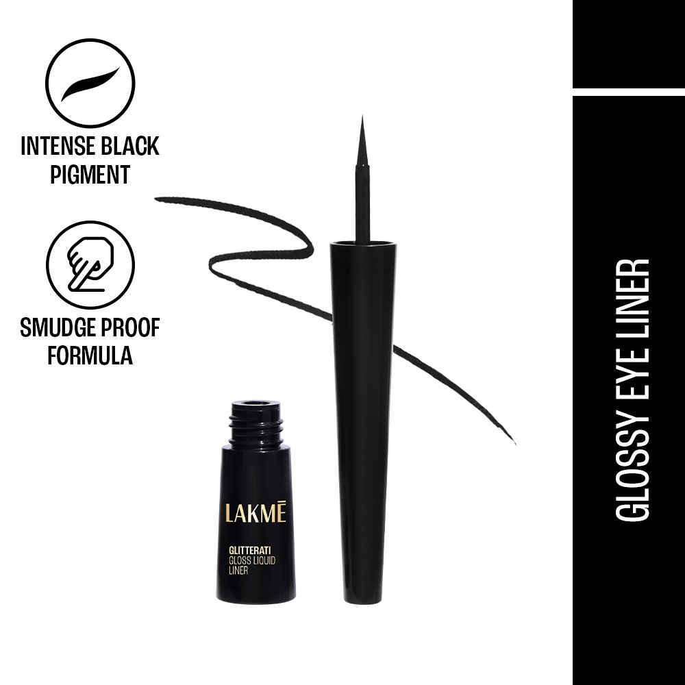 Buy Lakme Absolute Gloss Artist Eye Liner Black (2.5 ml) - Purplle
