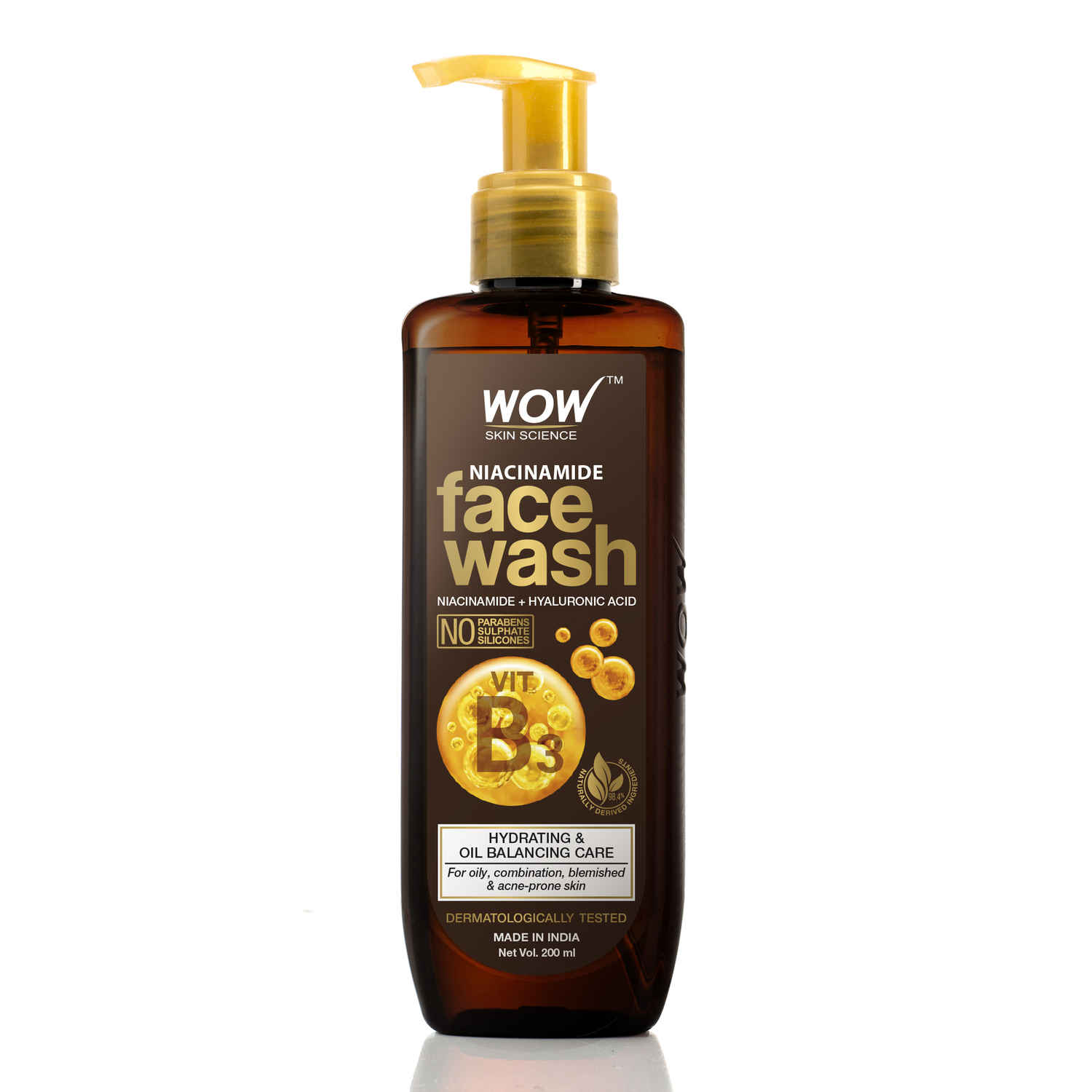 Buy WOW Skin Science Niacinamide Face Wash For Blemishes, Oil Control & Acne Spots (200 ml) - Purplle