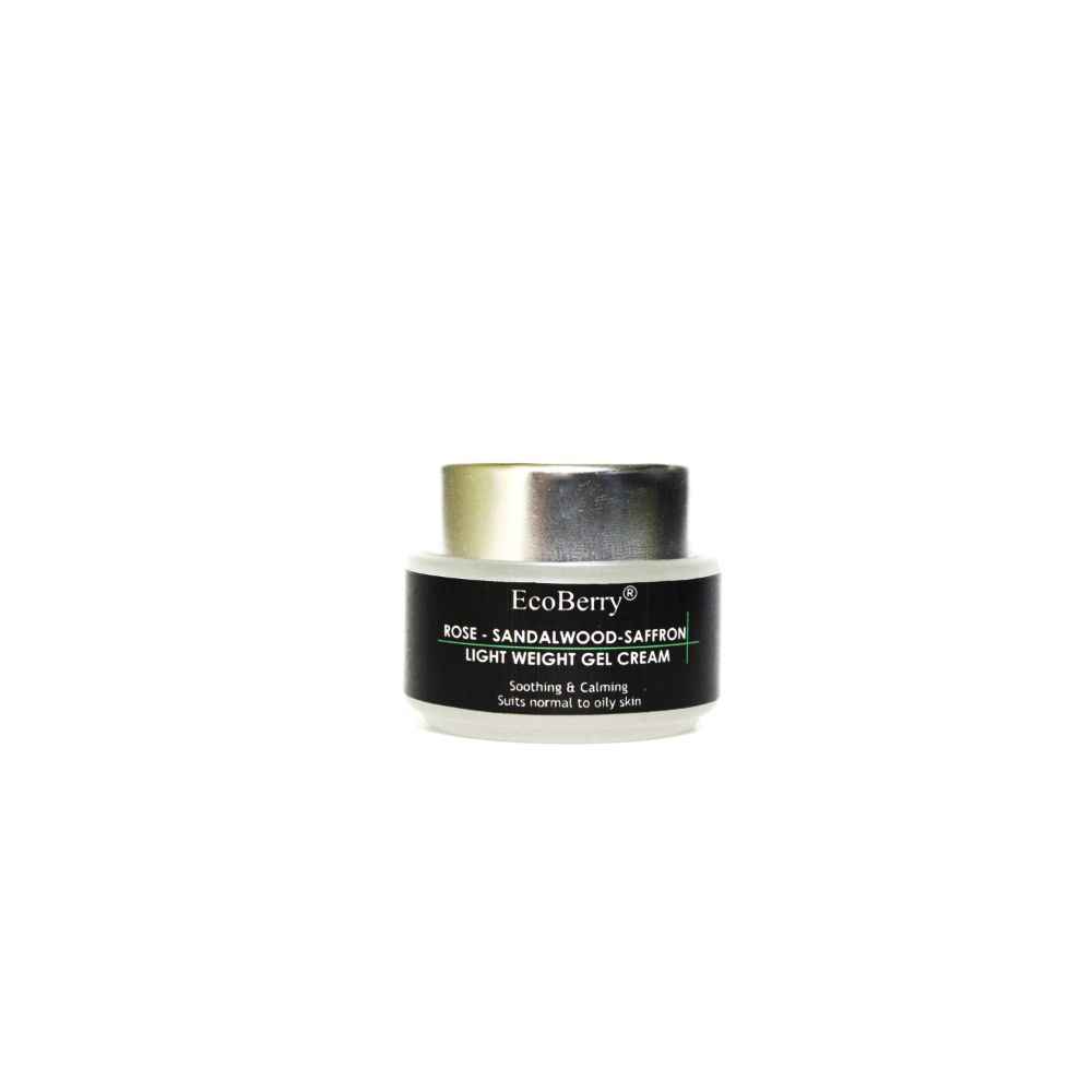 Buy Ecoberry Rose Sandalwood Saffron Light weight Gel Cream (50 ml) - Purplle