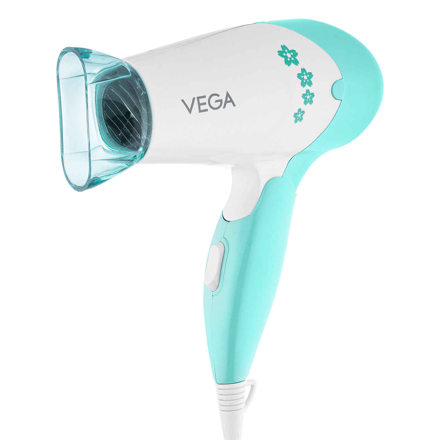 Buy VEGA Insta Glam Foldable 1000-1200Watts Hair Dryer for Men & Women, 2 Heat/Speed Settings (Low & High), Perfect Blow Dry & Style, Compact Hair Dryer for Travel & Home Use (VHDH-20N) Made In India 1 pc - Purplle