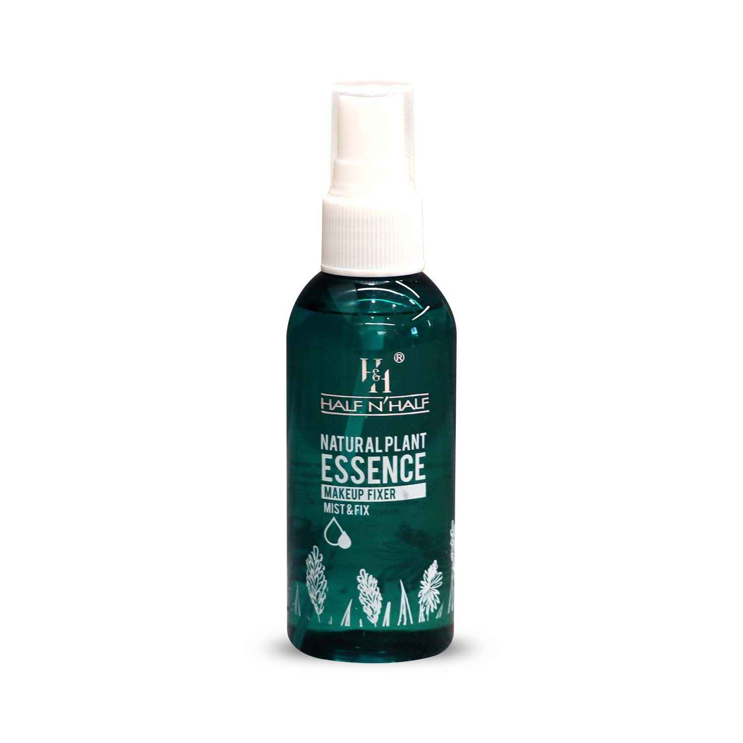 Buy Half N Half Natural Plant Essence Makeup fixer Mist & Fix, Transparent, 80ml - Purplle