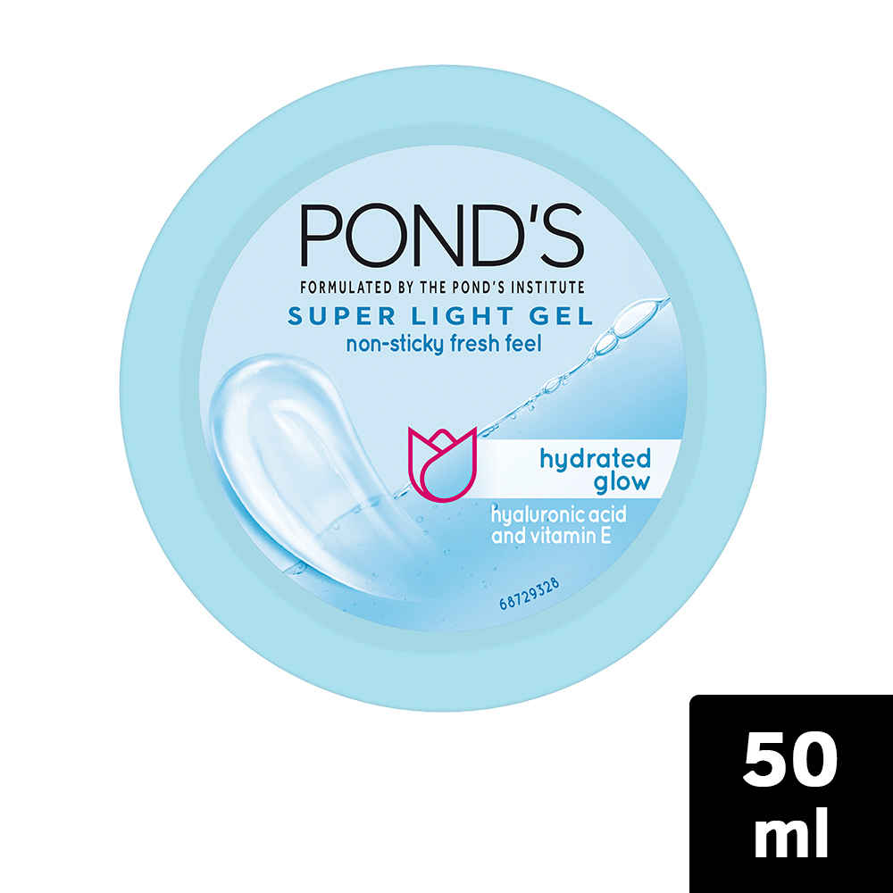 Buy  Pond's Super Light Gel Hydrated Glow (50ml/49g) - Purplle