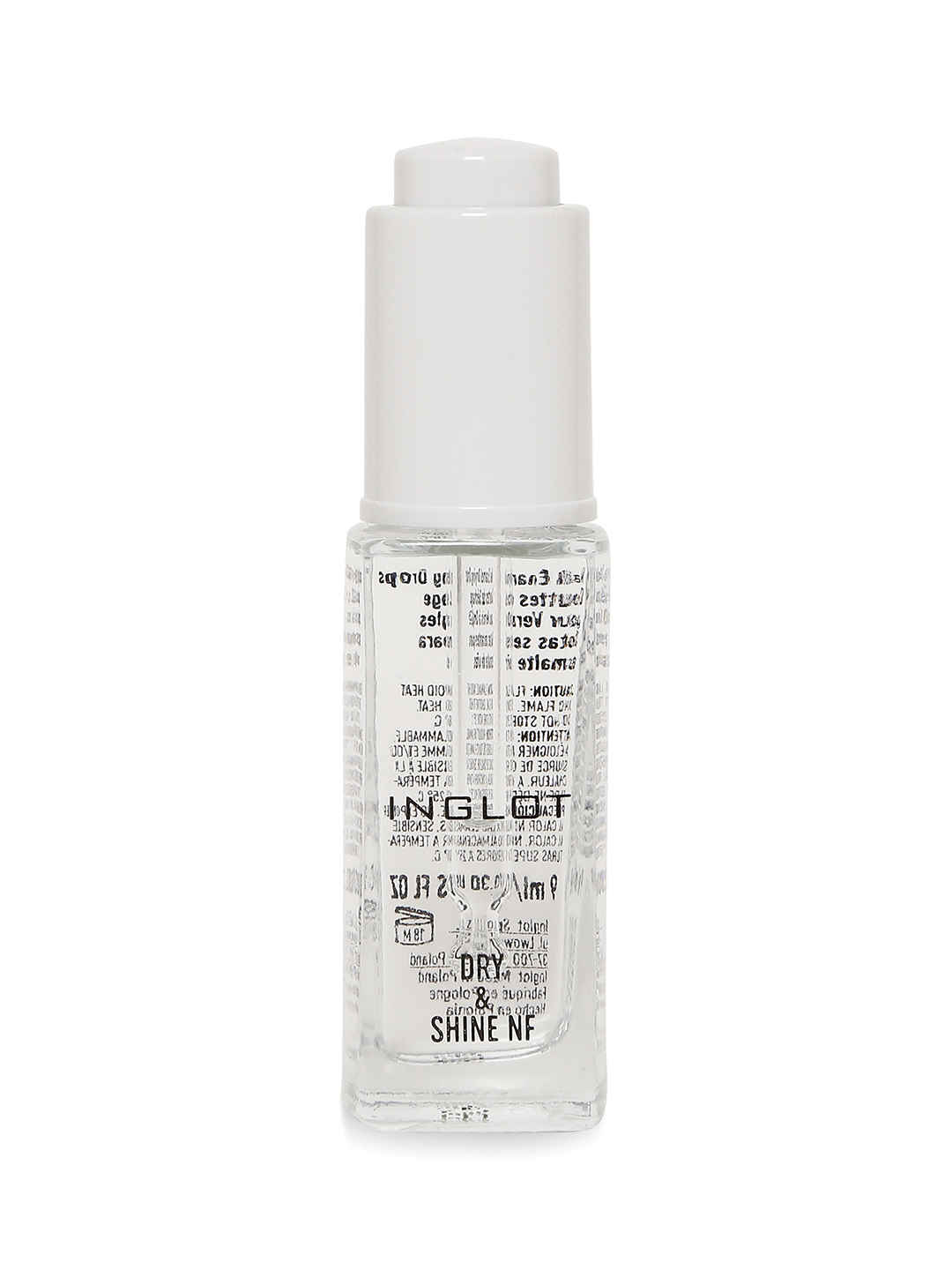 Buy INGLOT DRY & SHINE NF - Transparent - 9 ML - Purplle