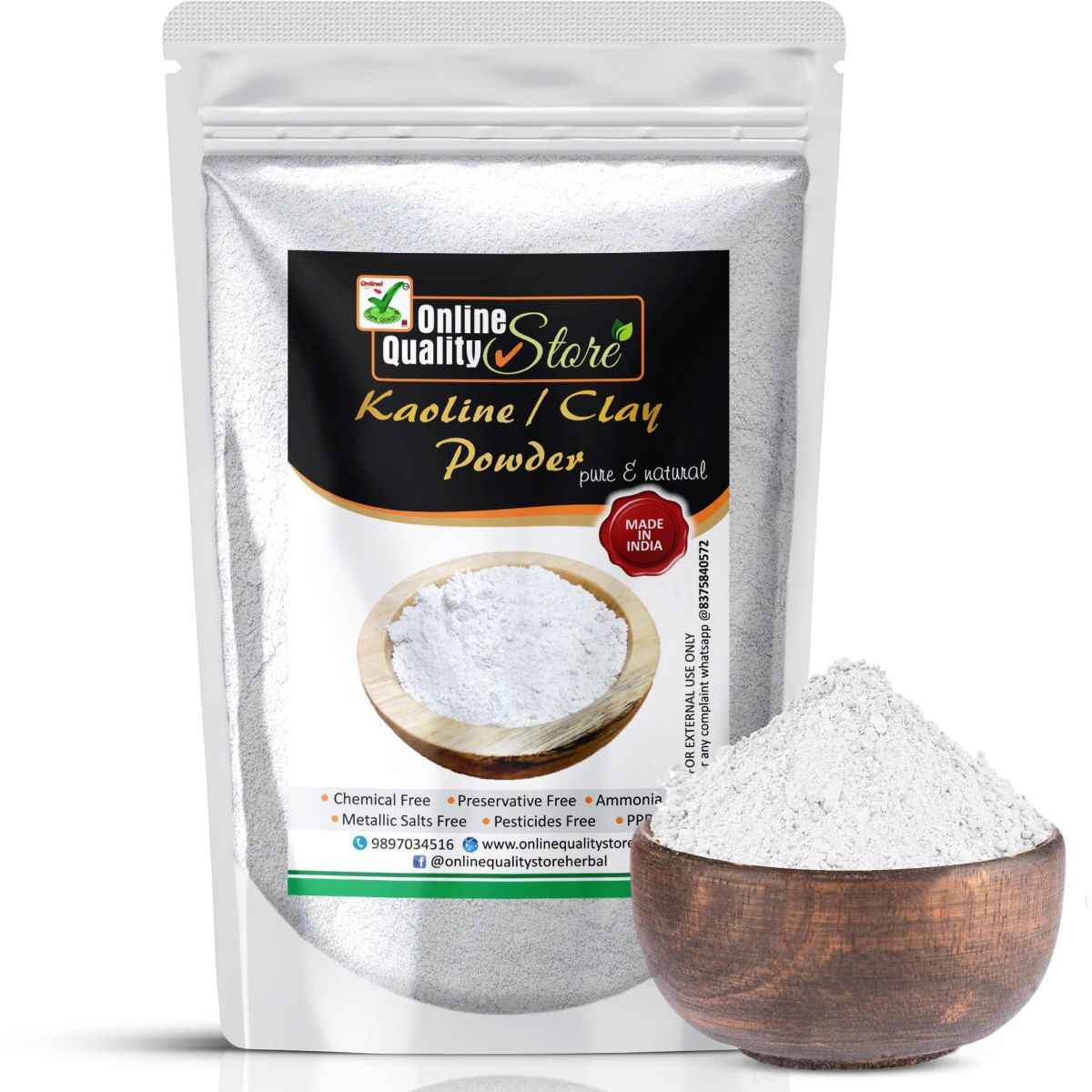 Online Quality Store Kaoline Powder - 900 g | kaolin clay powder ...