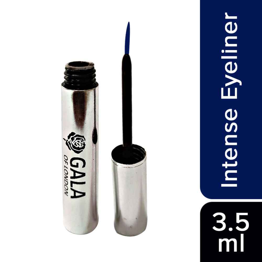 Buy Gala of London Liquid Eyeliner (Waterproof) Intense Eyeliner - Midnight Blue - Purplle