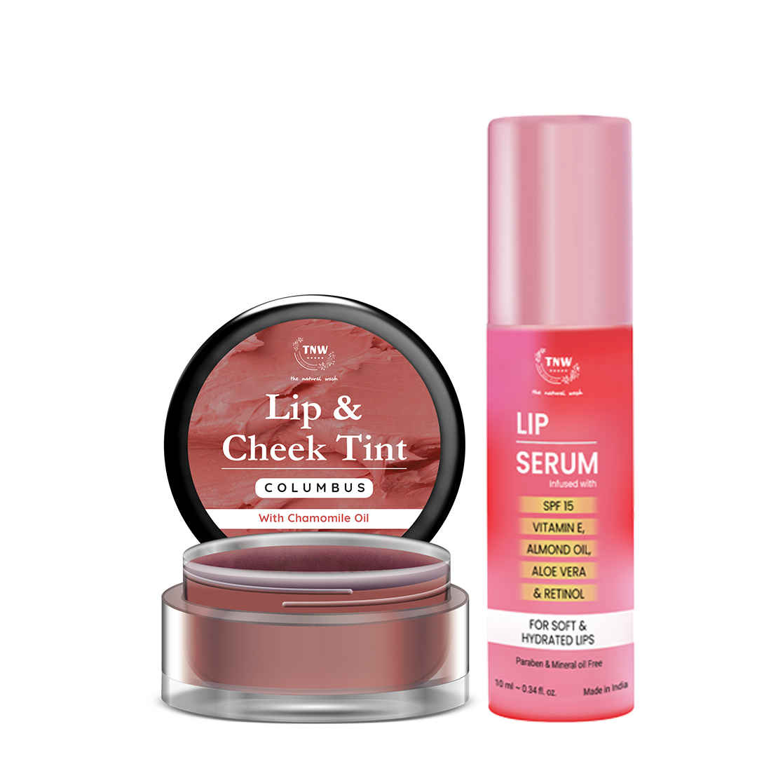 Buy Combo of 2- Columbus Lip Tint 5gm & Lip Serum 10 ml - Purplle